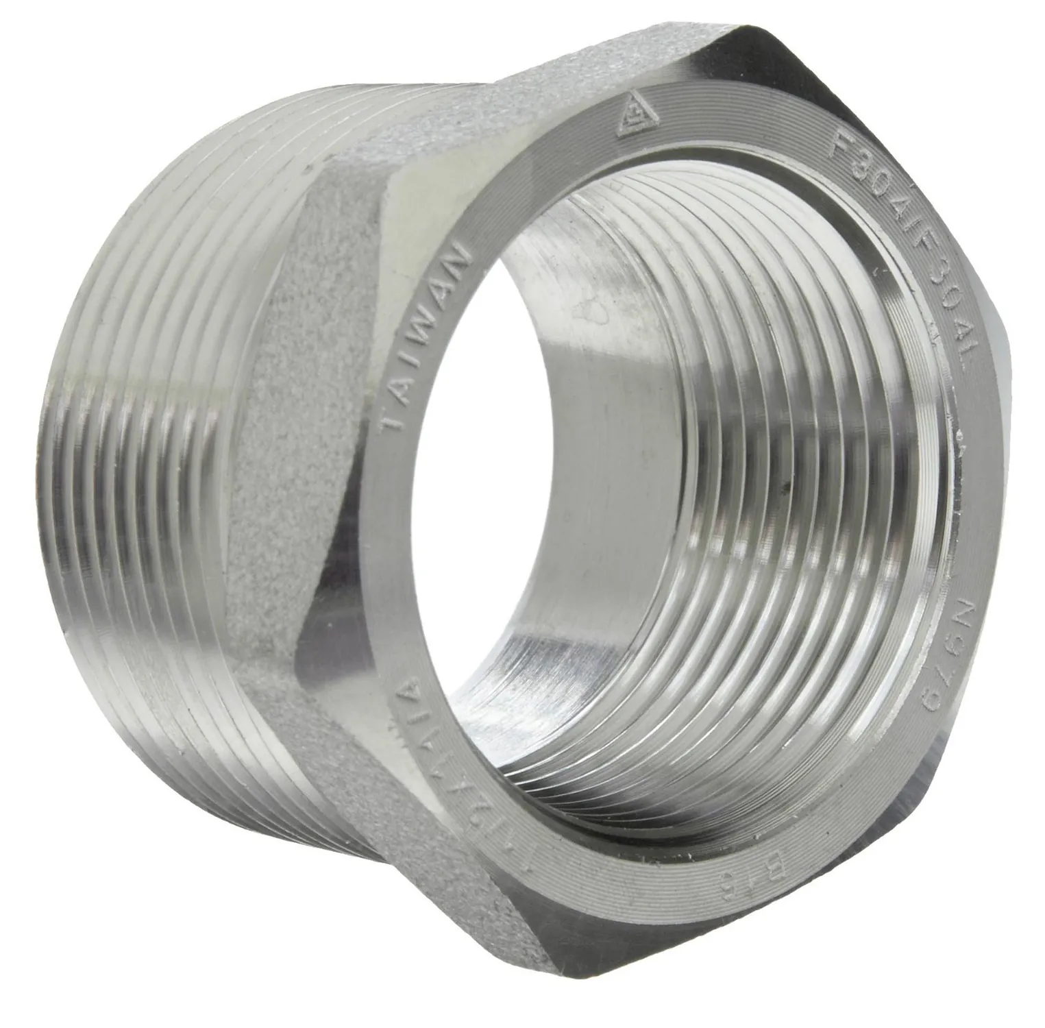 3000 lb Stainless Steel Forged Hex Bushings