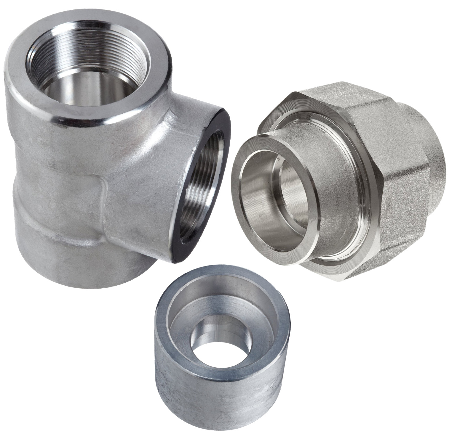 316 SS New 1-1/4" npt Forged Stainless Steel 90° Elbow Pipe Fitting 3000 psi 