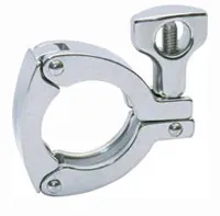 Stainless Steel Sanitary 3 Piece Segmented Clamps