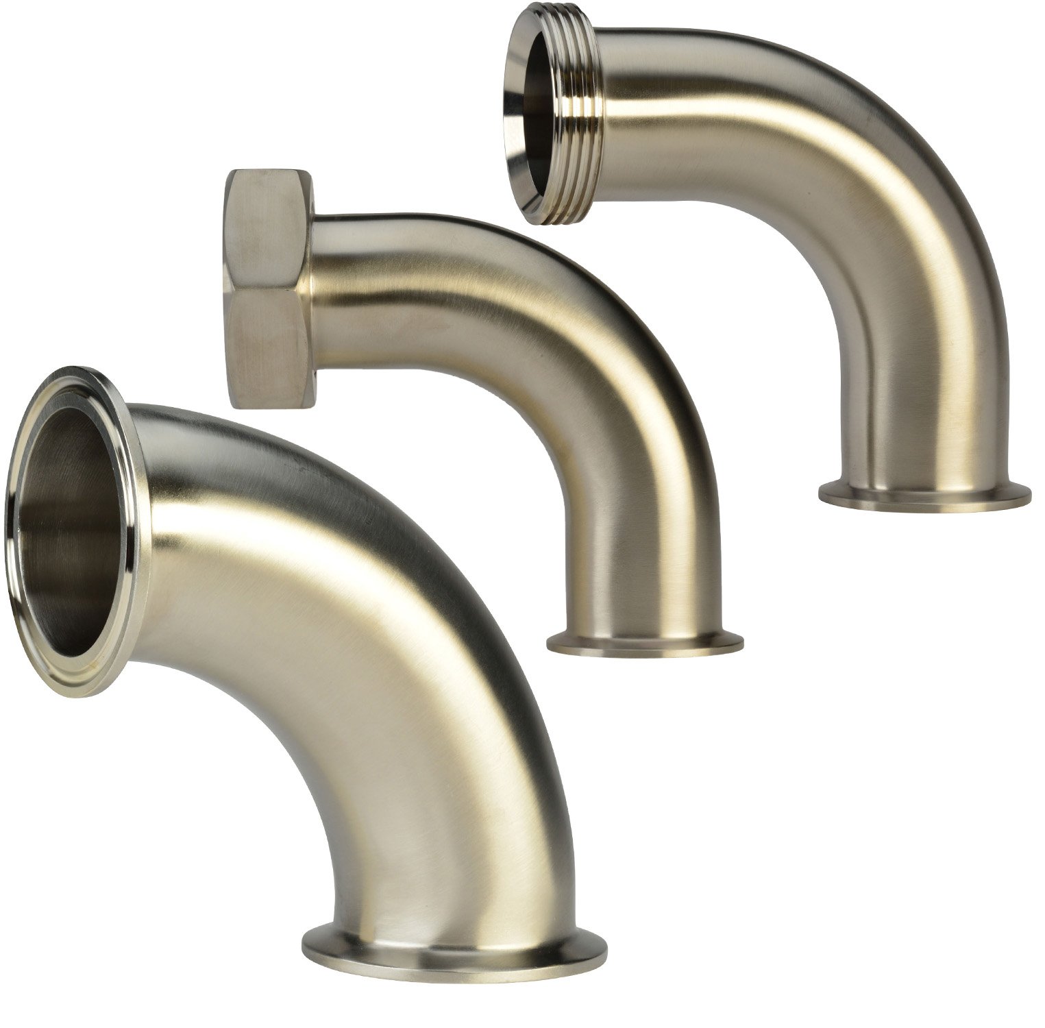 Sanitary Bevel Seat 90 Degree Elbows
