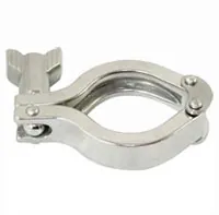 Stainless Steel Sanitary Double Hinged Heavy Duty Clamps