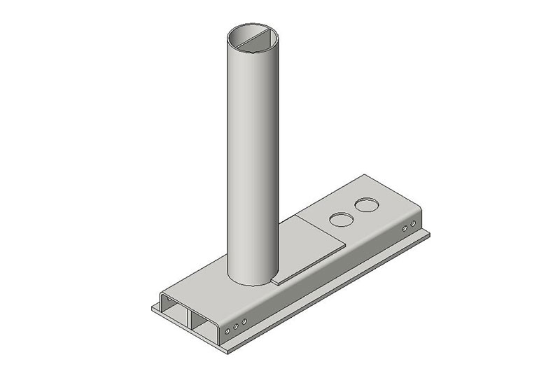 ASTM M30 Crash Rated Limited Foundation Fixed Bollards