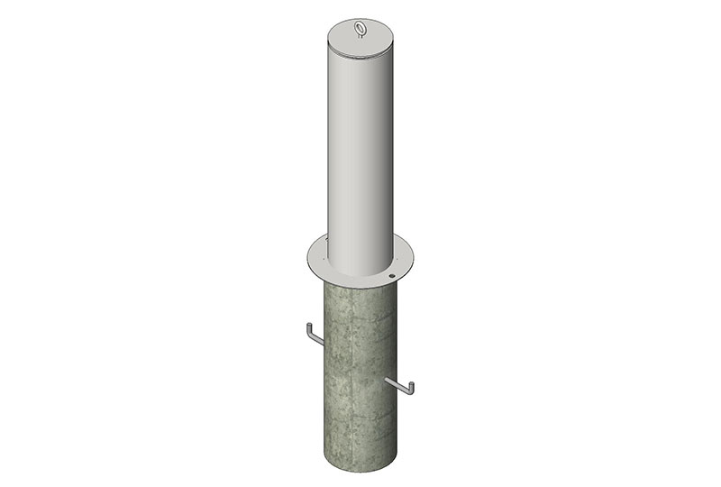 ASTM PU40 Crash Rated Removable Bollards
