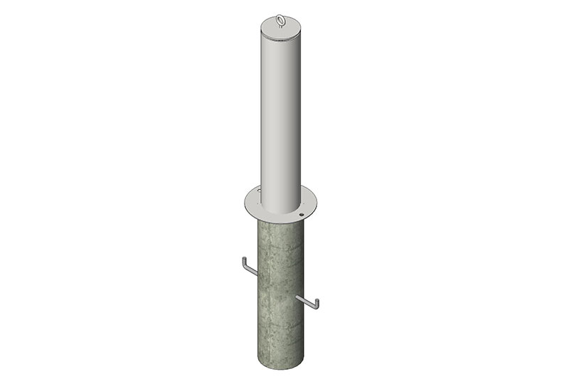 ASTM SC40 Crash Rated Removable Bollards