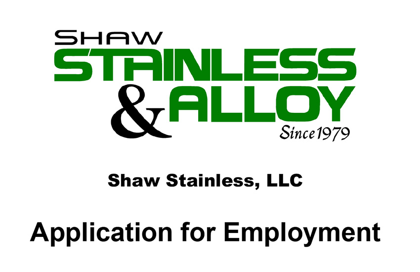 Employment Application