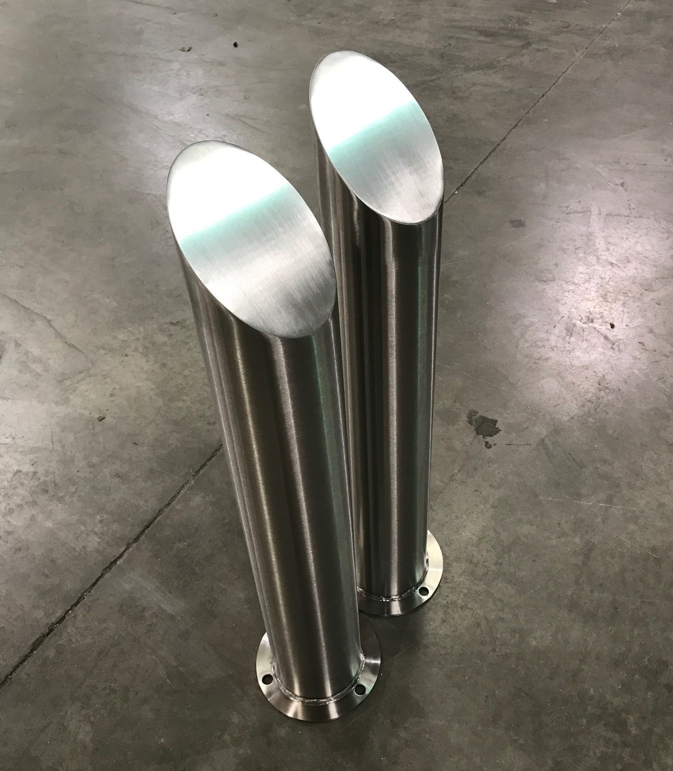 Sloped Bollards