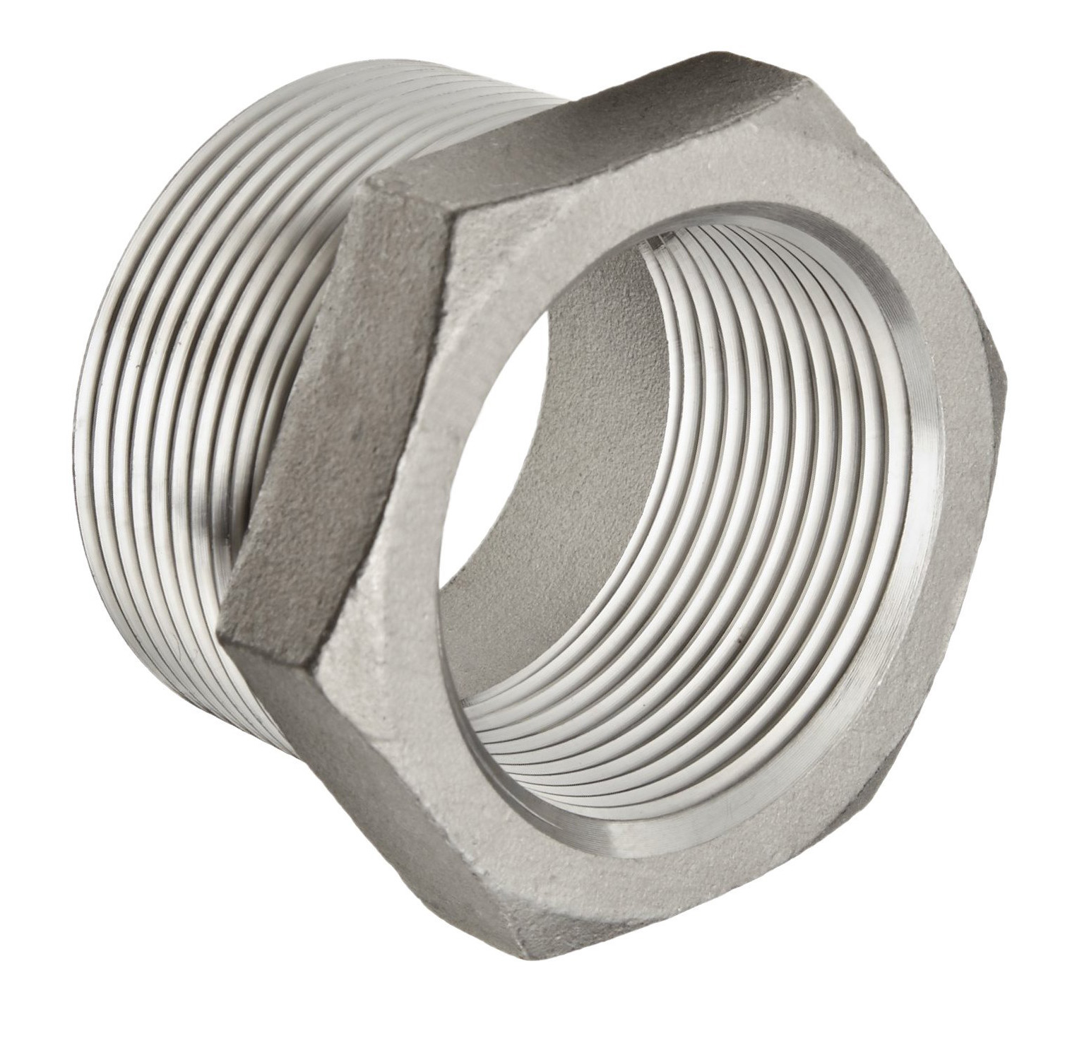 1 1/2 x 3/4 Threaded 150# 316 Hex Bushing