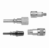 1/8 MPT Lincoln Interchange Brass Coupling